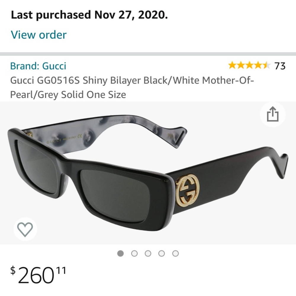 Gucci sunglasses GG516S Black